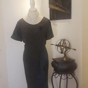 Dressbarn woman' Gray dress